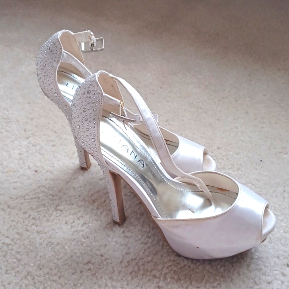 Liliana white heels